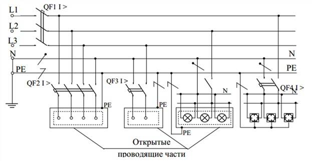 Схемы подключения трехфазного двигателя к трехфазной сети – самэлектрик.ру