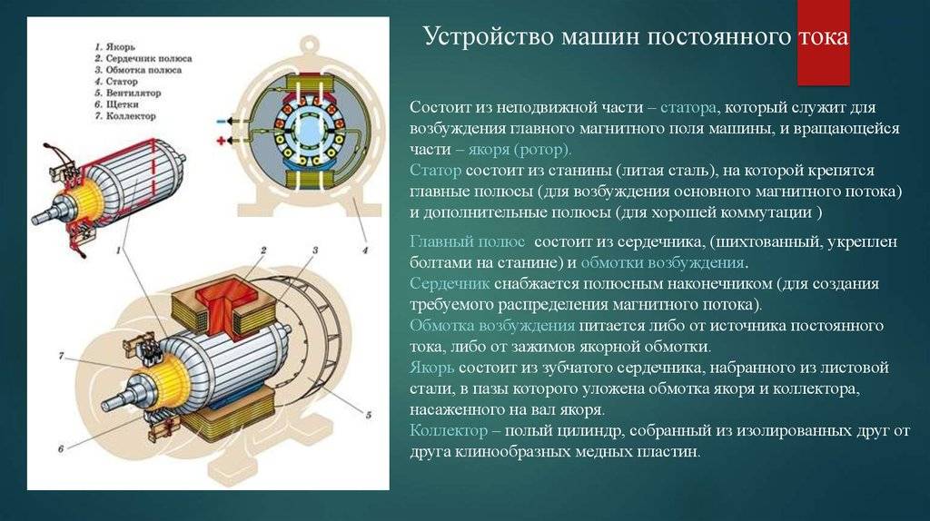 Двигатель постоянного тока схема устройства