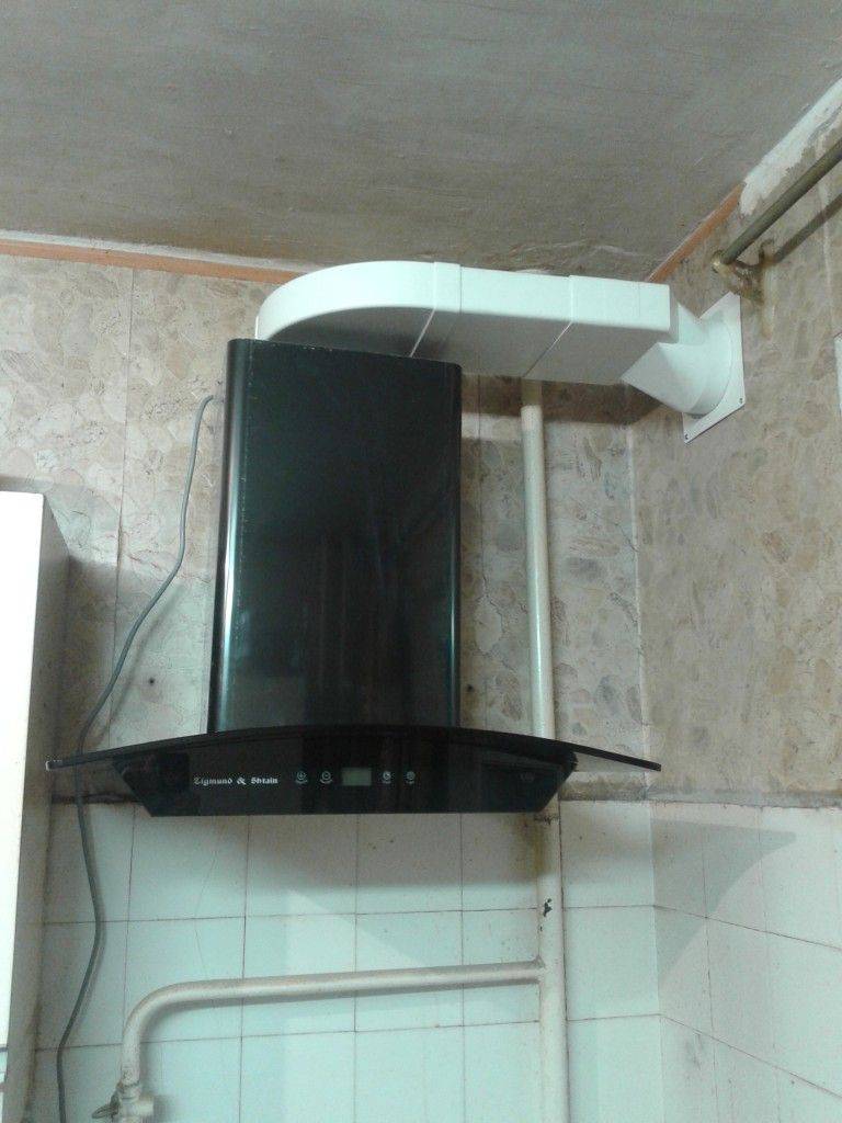 Вытяжки для кухни с отводом в вентиляцию: монтаж и установка