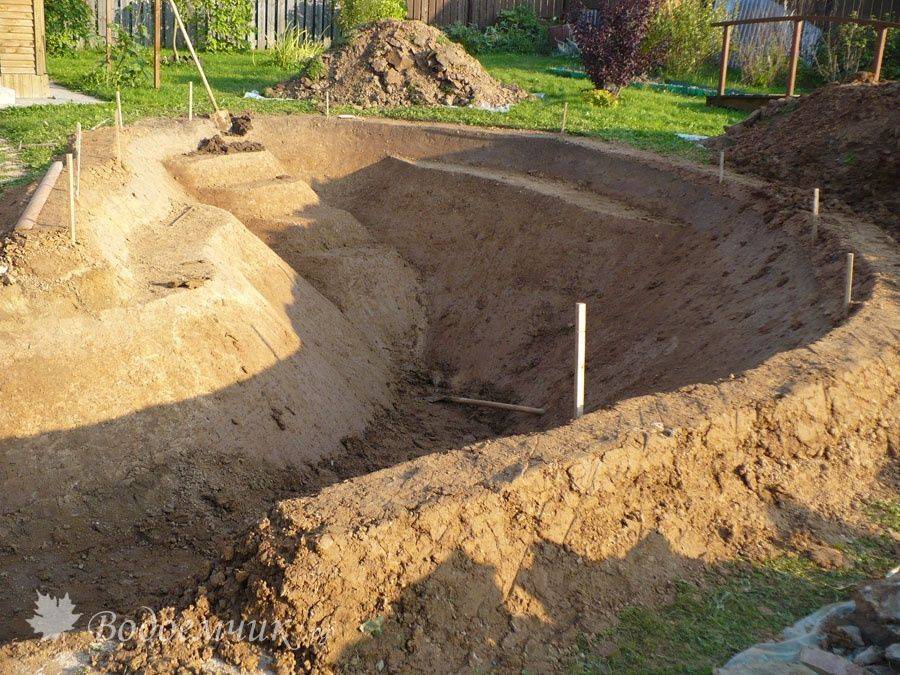 Как правильно копать пруд на участке самостоятельно: порядок проведения работ