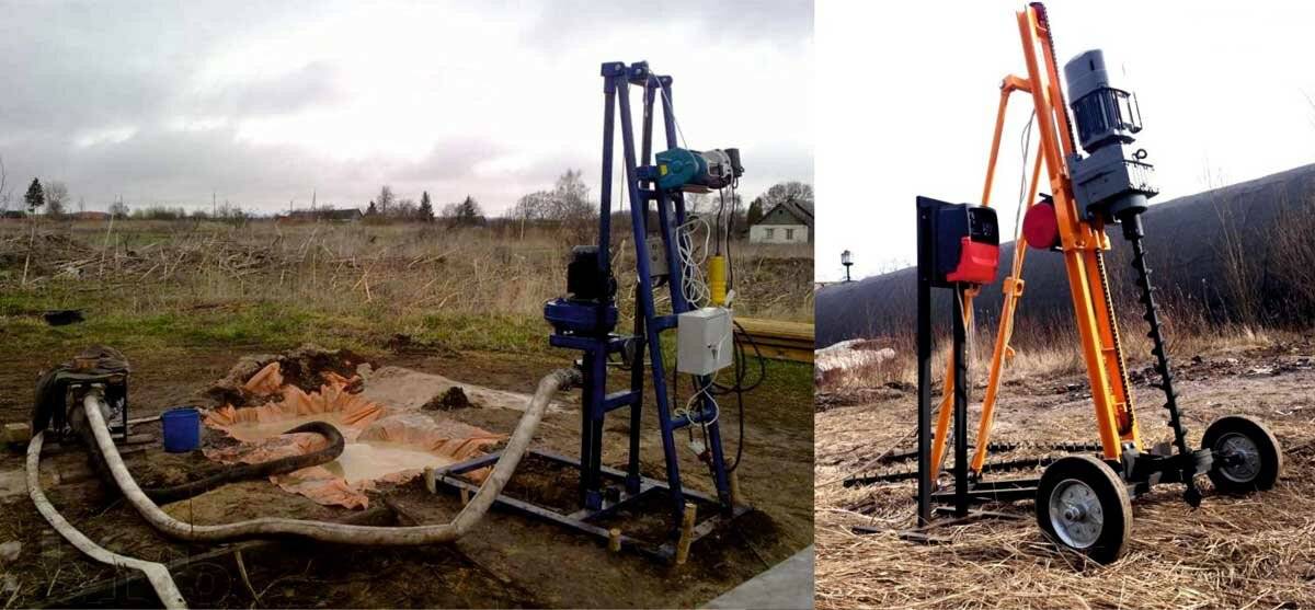 Способы бурения скважин на воду - описание работ и оборудование