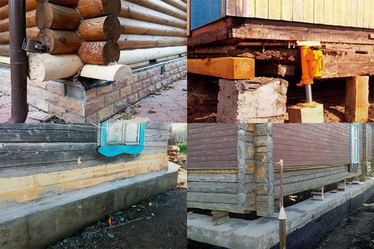 Замена нижних венцов деревянного дома: этапы и способы