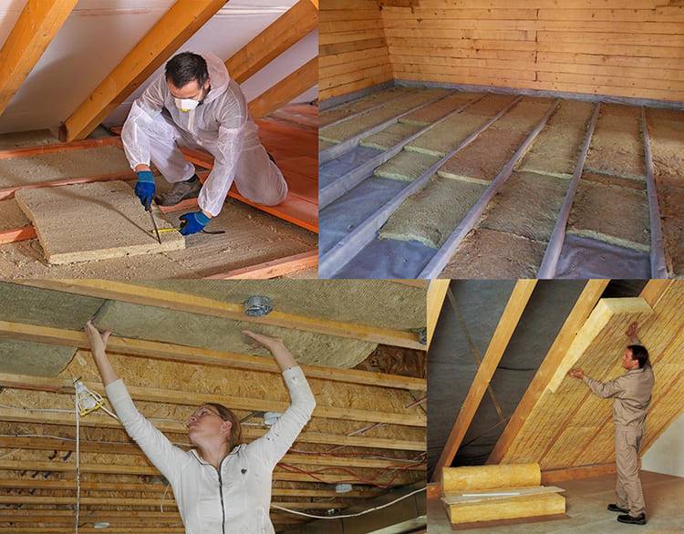 Как утеплить крышу деревянного дома изнутри