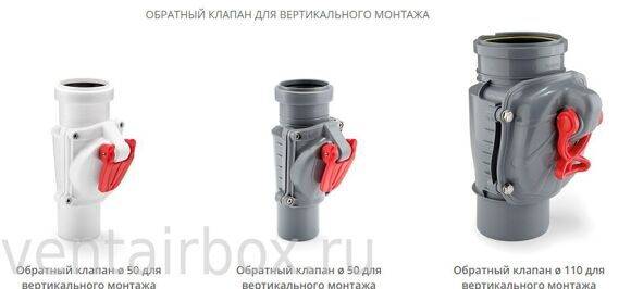 Клапан канализационный: виды и назначение