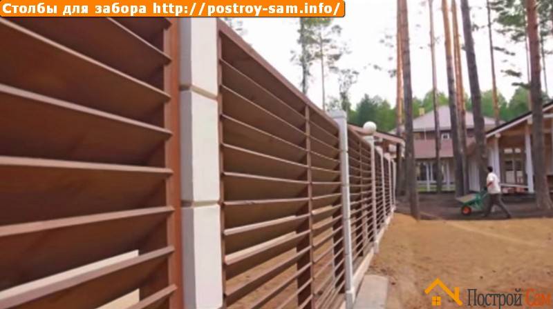 Как самостоятельно сделать деревянный забор-жалюзи