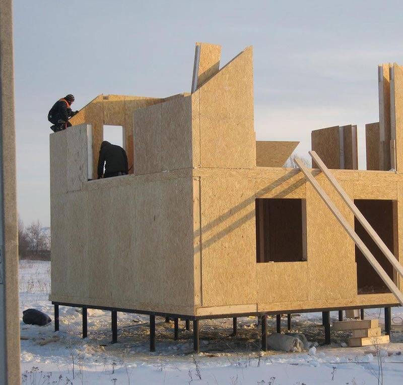 Канадские каркасные дома и технология строительства