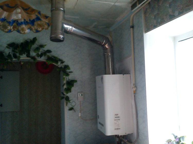 Вытяжка для газовой колонки в частном доме и квартире