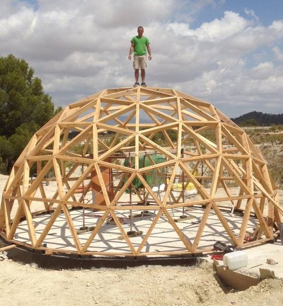 Строительство купольного дома своими руками- инструкция +видео