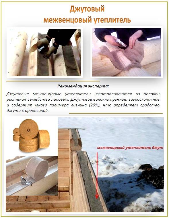 Какой межвенцовый утеплитель для бруса выбрать?