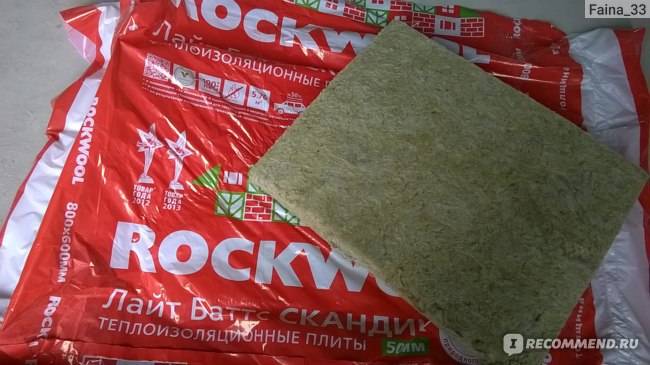 Обзор rockwool (роквул) лайт баттс скандик - отзывы
