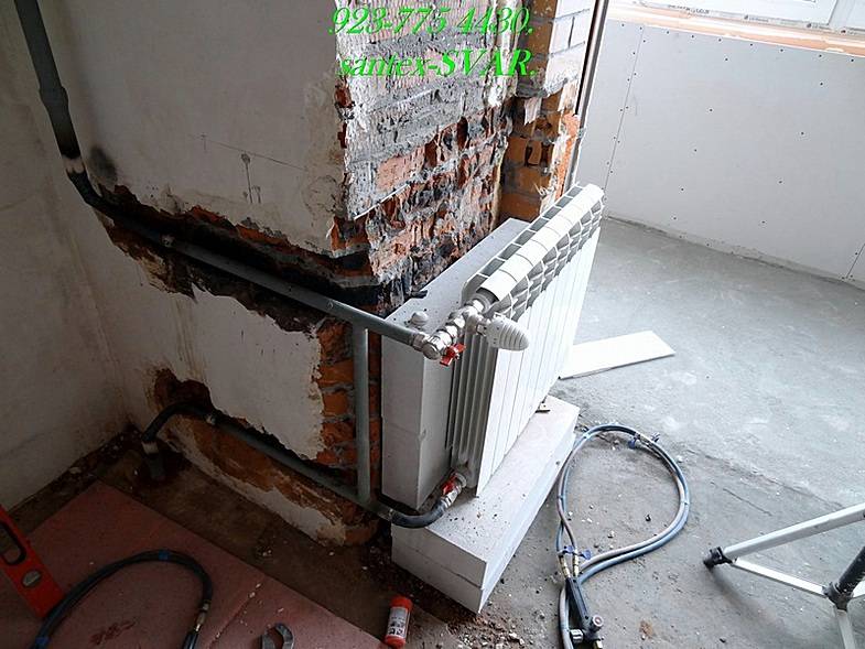 Правильная установка радиатора отопления под окном. разметка и правильная установка радиаторов отопления своими силами