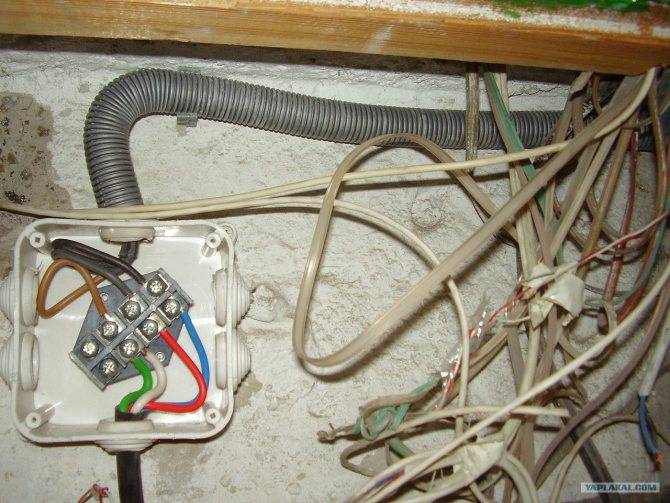 Как подключить толстый кабель к автомату?