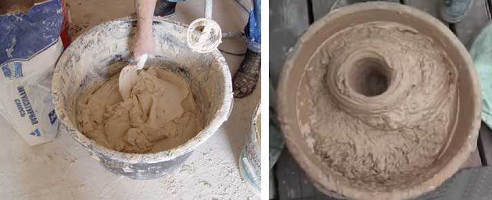 Глиняный раствор для кладки печей: пропорции глины и песка, как приготовить правильно шамотную смесь и сделать обмазку печки, а также цементно-глиняный состав для штукатурки своими руками