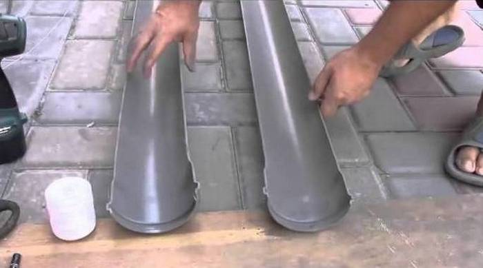 Как сделать водостоки из пластиковых труб своими руками