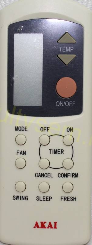 Значки и кнопки на пульте управления кондиционером