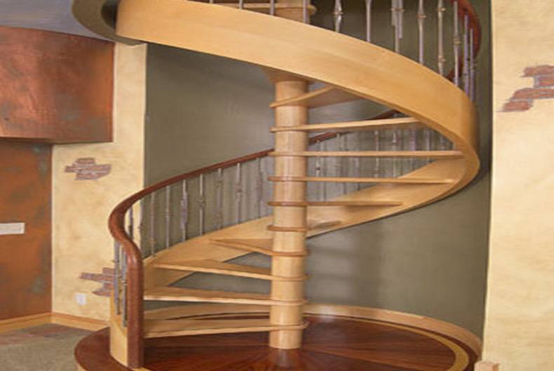 Винтовая лестница: изготовление для дома своими руками