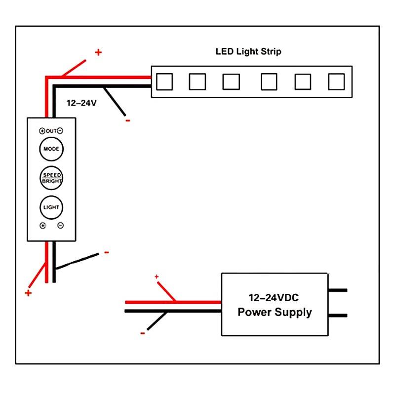 Принцип работы диммера для светодиодной ленты и схема подключения своими руками