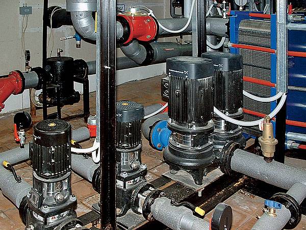 Системы отопления с насосной циркуляцией: схемы устройства и работы