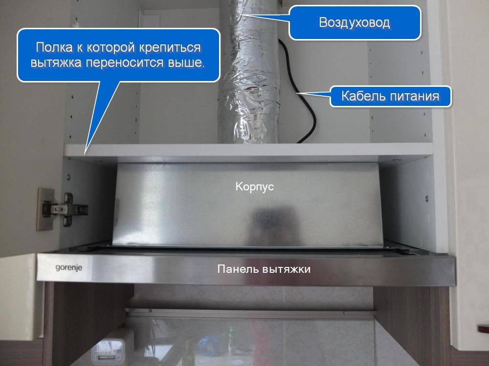 Встраиваемая вытяжка для кухни: критерии выбора