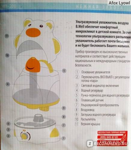 На сколько по времени необходимо включать увлажнители воздуха