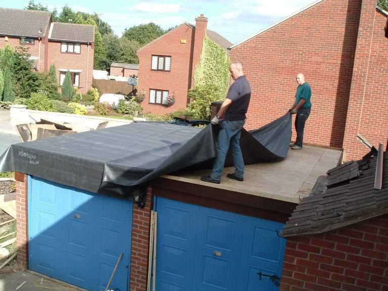 Двухскатная крыша для гаража своими руками