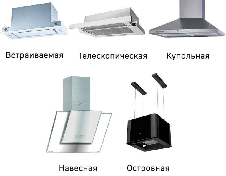 Типы и разновидности вытяжек без воздуховодов в кухню
