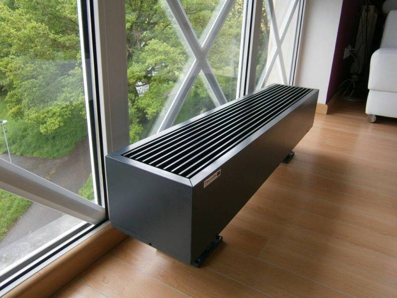 Узкий радиатор - низкие радиаторы отопления для панорамных окон