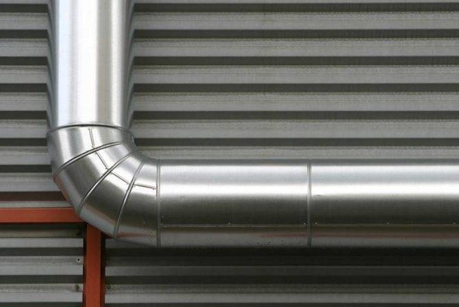 Изготовление и производство вентиляционных труб из оцинкованной стали