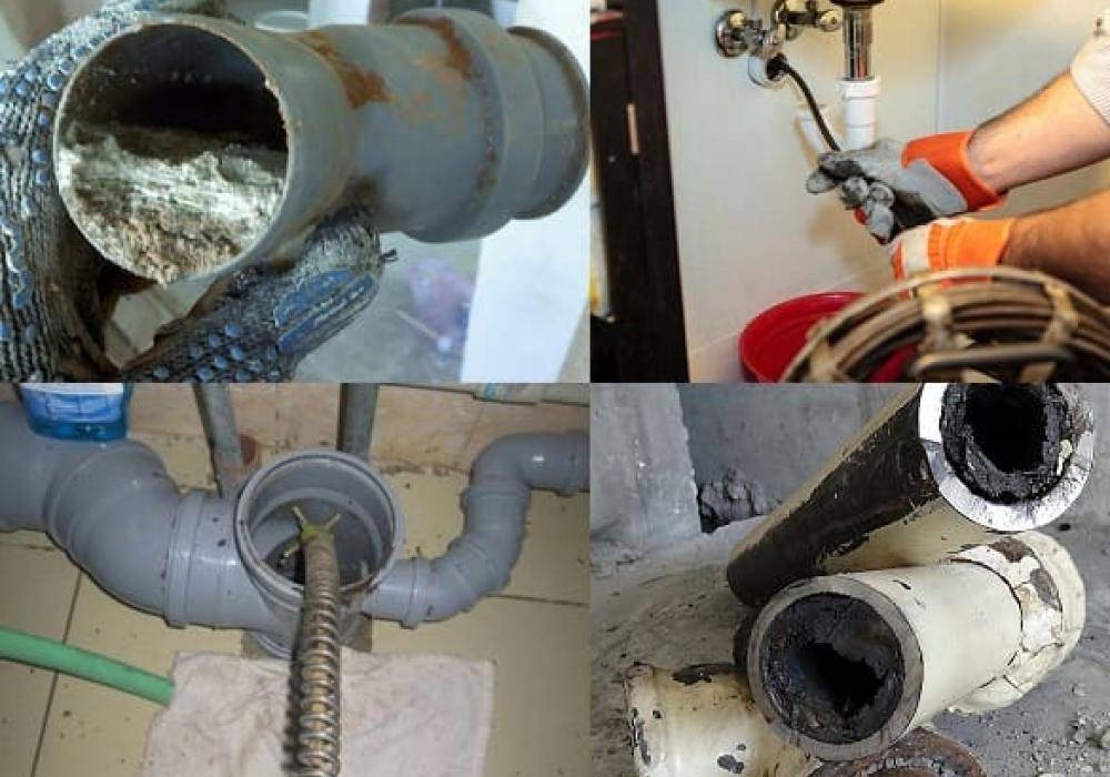 Как прочистить канализационные трубы разными способами