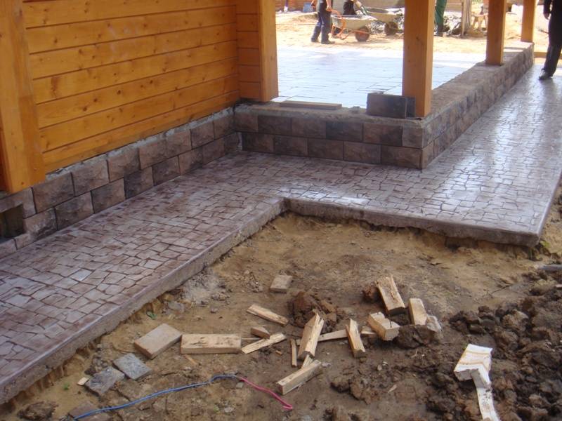 Чем покрыть бетонную отмостку вокруг дома  для защиты поверхности от разрушения - варианты пола