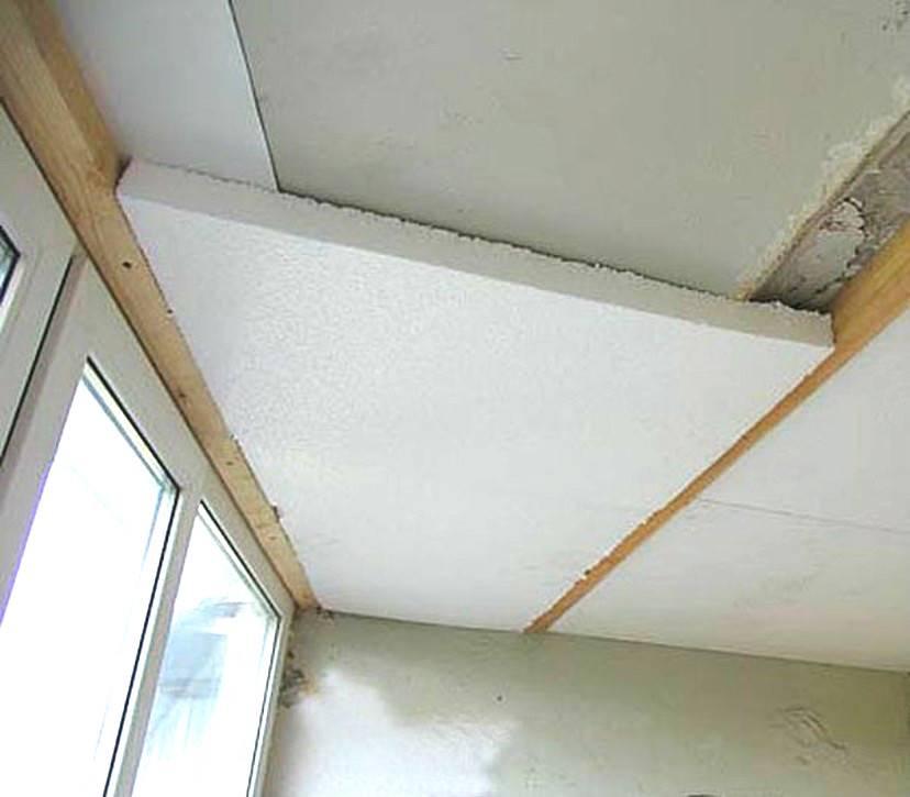 Утепление потолка балкона и лоджии своими руками изнутри: пошаговая инструкция