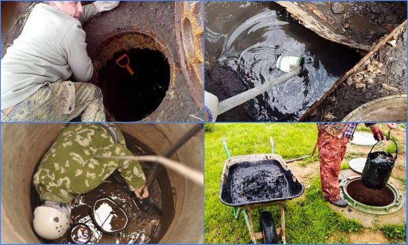 Как очистить выгребную яму – механическая, химическая, биологическая очистка