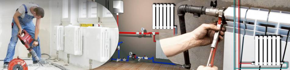 Система отопления открытого типа: открытая система отопления с циркуляционным насосом и расширительным баком, схема