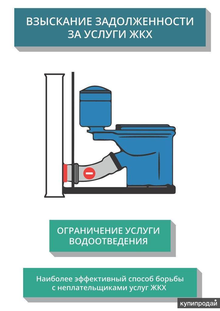 Отключение канализации за неуплату коммуналки: особенности процедуры