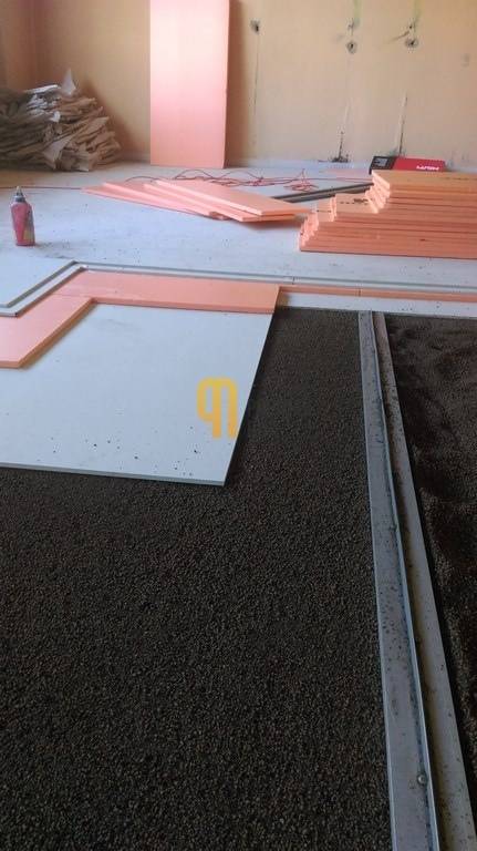 Как стелить пеноплекс на бетонный пол