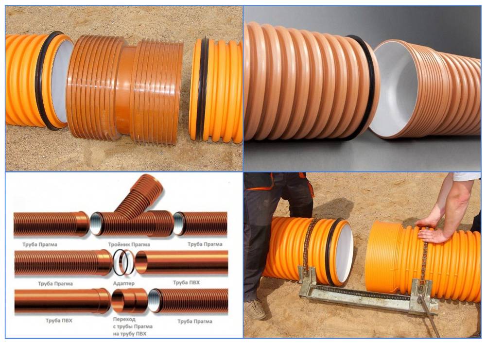 Гофрированные трубы для канализации: удобный монтаж и применение