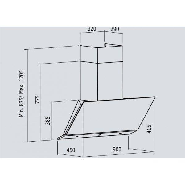 Расстояние от плиты до вытяжки – нормы и правила установки горизонтальных и наклонных конструкций над варочной поверхностью