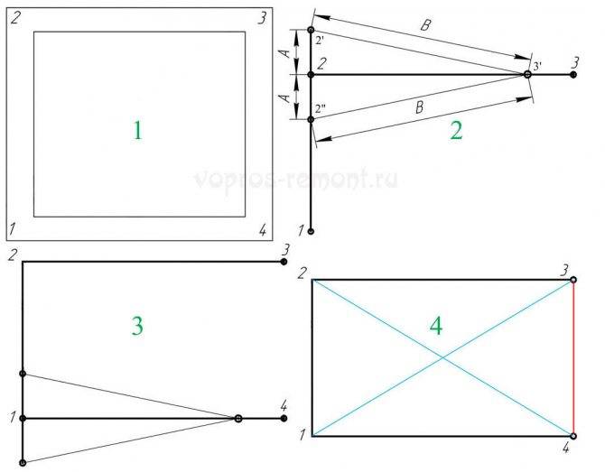 Как вычислить диагональ прямоугольника? - подборки ответов на вопросы