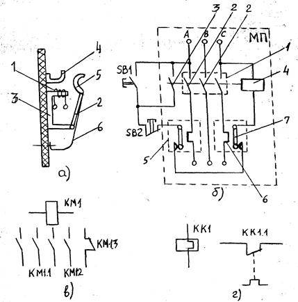 Реле принцип действия конструкция обозначение на схеме