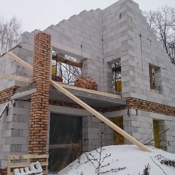 Zanoza - консервация незавершенного строительства дома на зиму
