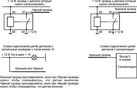 Промежуточное реле 220в схема