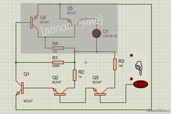 Как работает сенсорный выключатель — схемы подключения