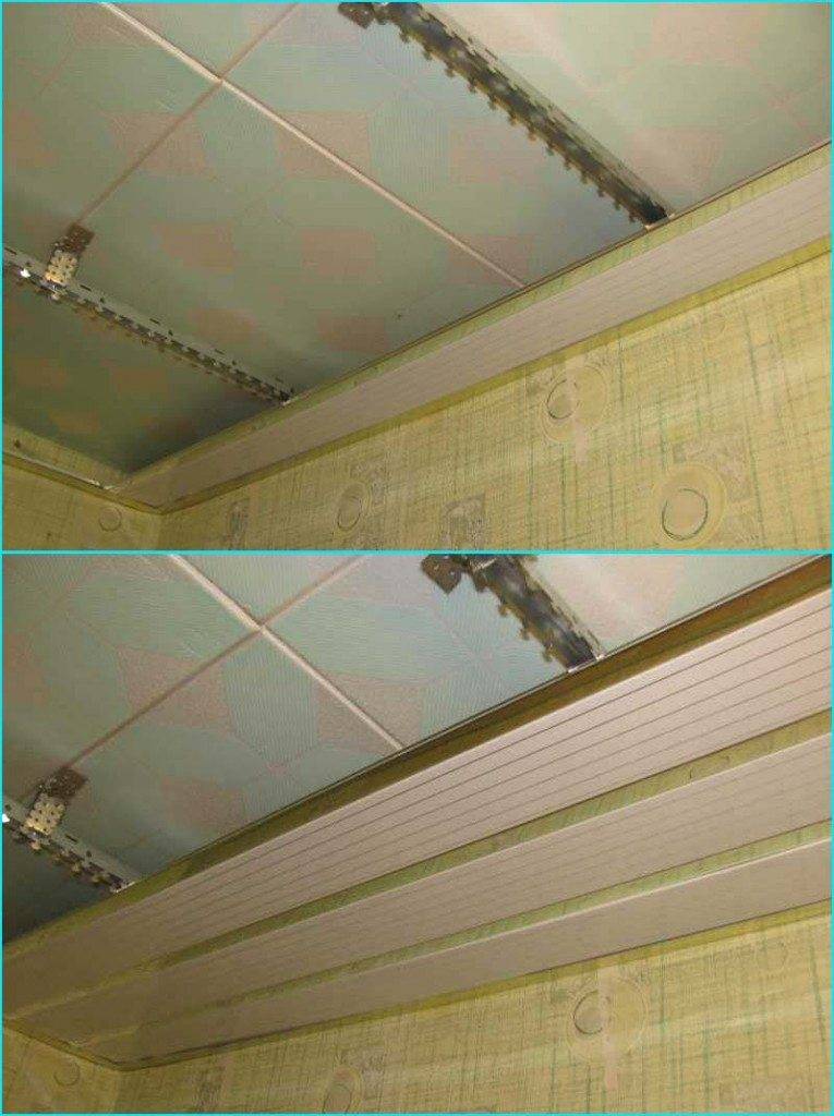 Как выполнить монтаж реечных потолков в ванной своими руками: фото и видео