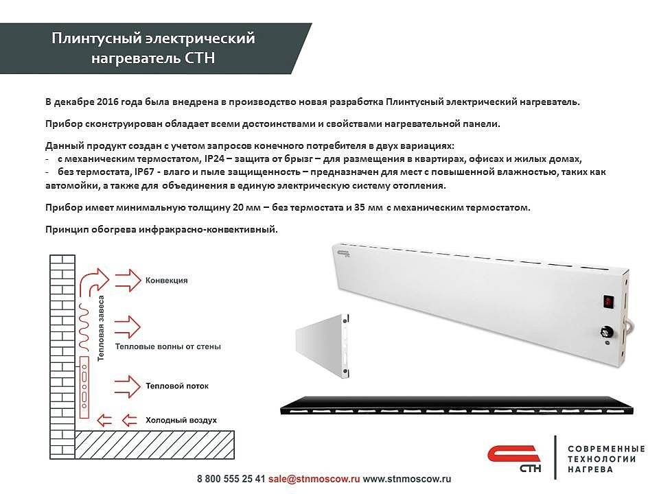 Особенности плинтусных систем отопления