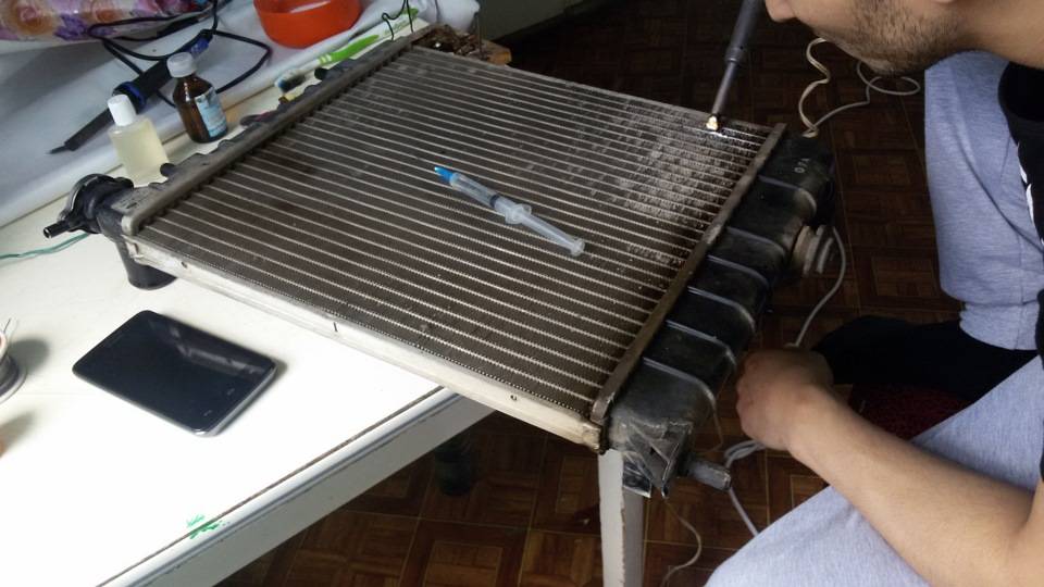 Как запаять алюминиевый радиатор в домашних условиях своими руками