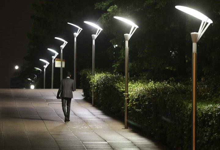 Уличный светодиодный светильник на столб: виды, устройство, как выбрать