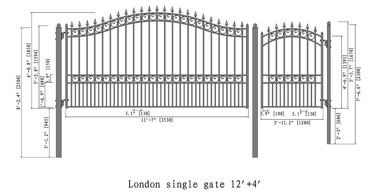 Как выбрать правильно размеры для въездных ворот? инструкция +видео