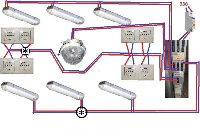 Электропроводка в гараже: варианты подключения, схемы электропроводки, монтаж