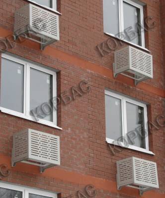 Правила установки кондиционеров на фасадах зданий
