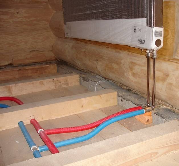 Как сделать прокладку труб системы отопления: в частном доме, в полу, в земле